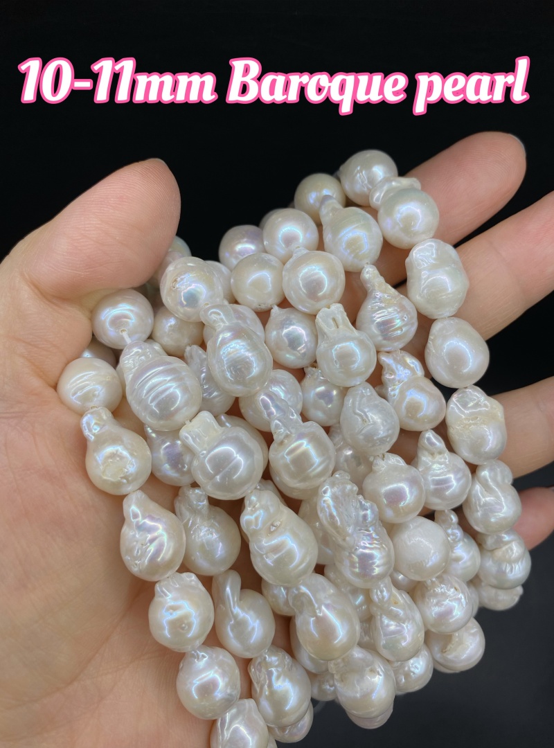 Pearl Choker Necklace Vintage - 천연 담수 진주 초커 목걸이 바로크