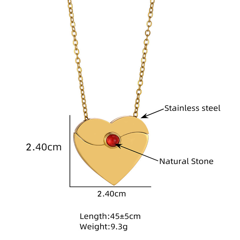 Letdiffery 맞춤형 하트 봉투 로켓 목걸이 스테 - Heart Locket Necklace Photo 리뷰 및 가격