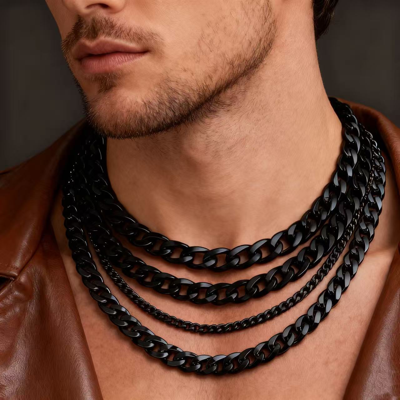 HNSP 남성용 스테인리스 스틸 쿠바 링크 체인 목걸이 - Cuban Link Chain 12Mm 리뷰 및 가격