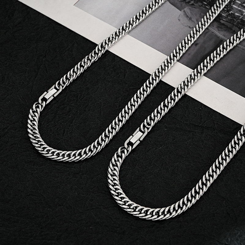 남성 여성을위한 7 MM 스테인레스 스틸 쿠바 체인 목 - Cuban Link Chain 12Mm 리뷰 및 가격