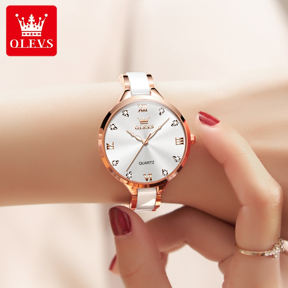 OLEVS 5872 여성용 쿼츠 손목시계 방수 시계 여 - Watch Accessories 리뷰 및 가격