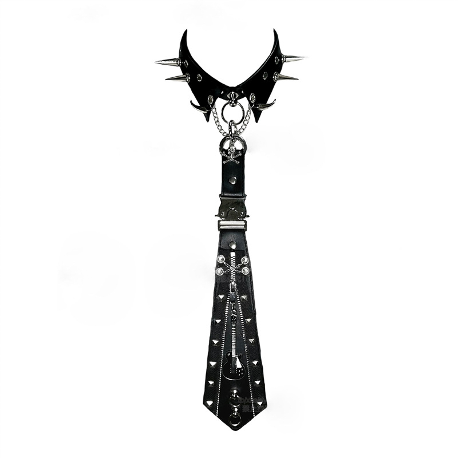 고스 펑크 스파이크 칼라 초커 타이 헤비 듀티 메탈 기 - Goth Punk Spike Choker 리뷰 및 가격
