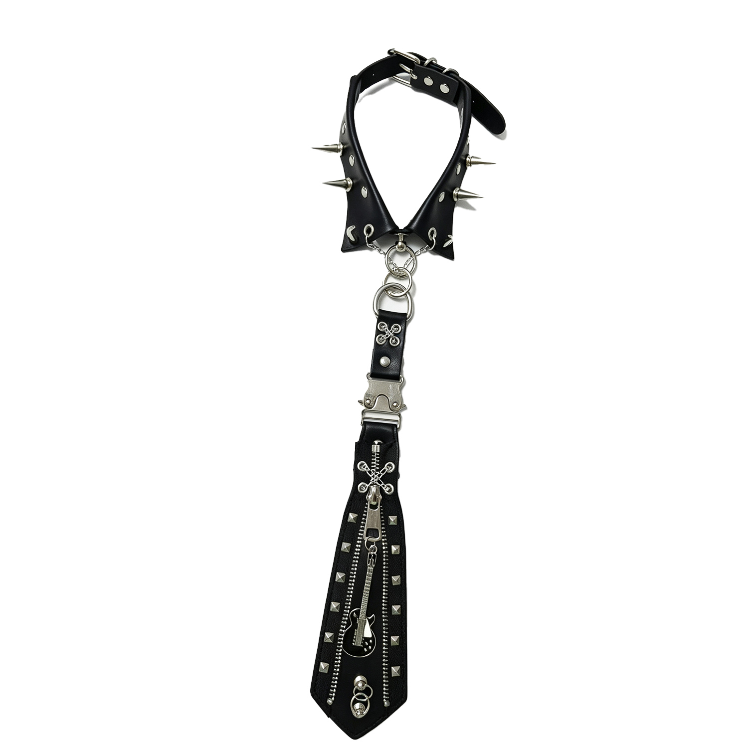 고스 펑크 스파이크 칼라 초커 타이 헤비 듀티 메탈 기 - Goth Punk Spike Choker 리뷰 및 가격