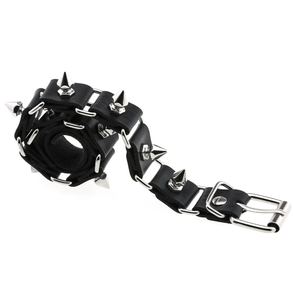 블랙 가죽 하트 초커 칼라 목걸이 펑크 록 케이팝 고스 - Goth Punk Spike Choker 리뷰 및 가격