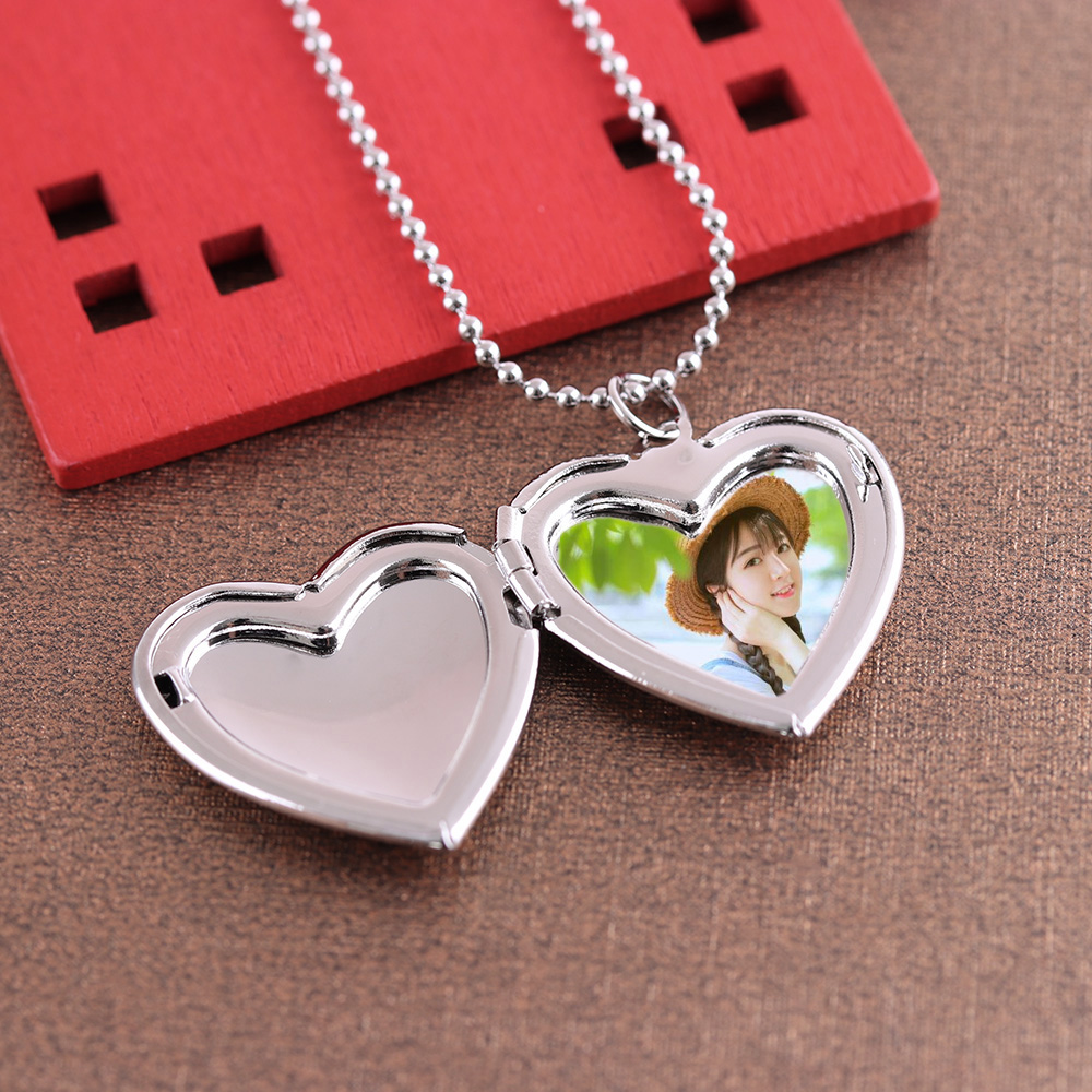 HOOH 하트 모양 친구 사진 액자, 목걸이 주얼리 커 - Heart Locket Necklace Photo 리뷰 및 가격